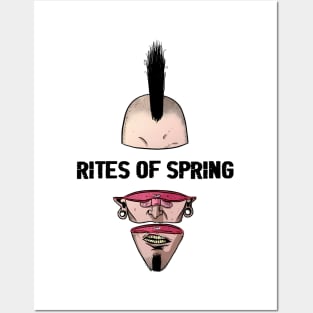 Punk Man Rites Of Spring Posters and Art